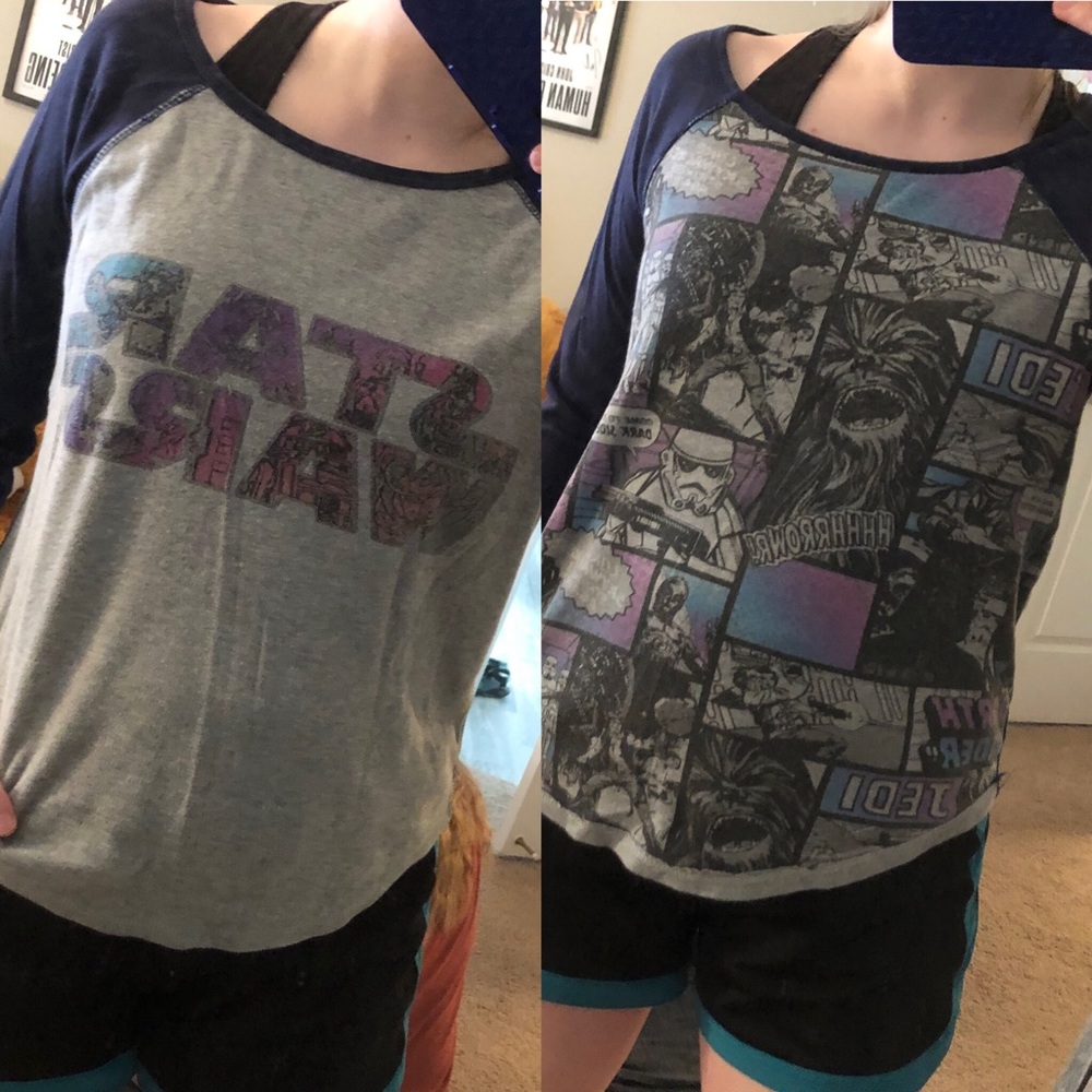 REVERSIBLE Star Wars baseball tee